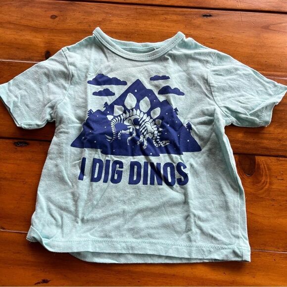 🍭6/$30 Children’s Place Toddler Boy’s Dinosaur Shirt - 18-24 months - Picture 1 of 2